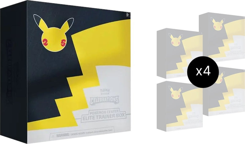 Celebrations Pokemon Center Elite Trainer Box Case Exclusive [CLB]