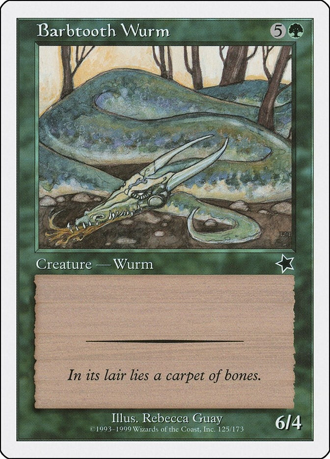 Barbtooth Wurm (125) [S99]