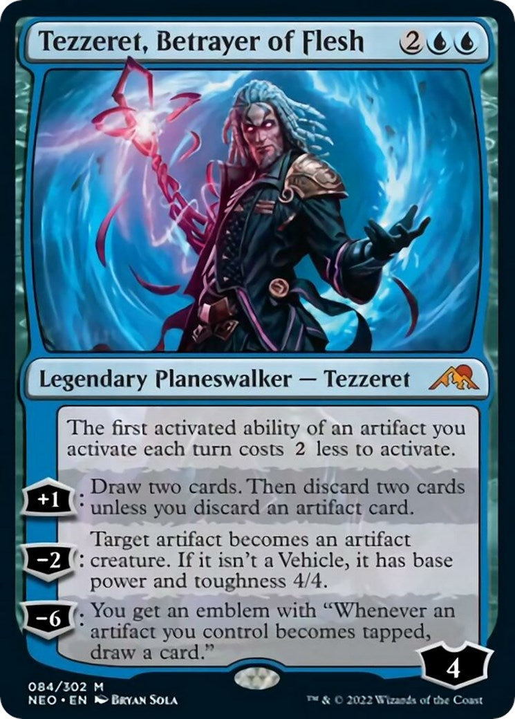 Tezzeret Betrayer of Flesh (84) [NEO]