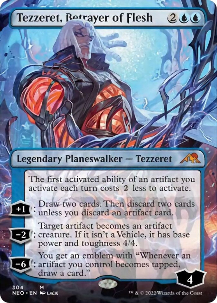 Tezzeret Betrayer of Flesh Borderless (304) [NEO]