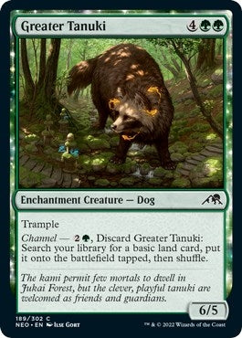 Greater Tanuki [Kamigawa: Neon Dynasty]