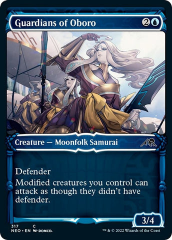 Guardians of Oboro (Showcase Samurai) [Kamigawa: Neon Dynasty]