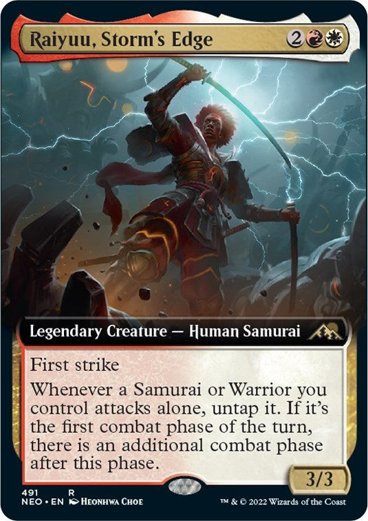 Raiyuu, Storm's Edge (Extended Art) [Kamigawa: Neon Dynasty]