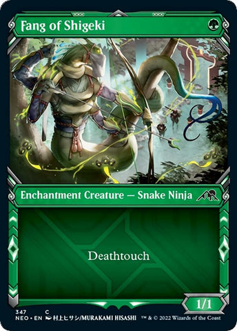 Fang of Shigeki (Showcase Ninja) [Kamigawa: Neon Dynasty]