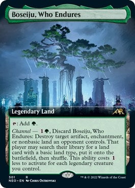 Boseiju Who Endures Extended Art (501) [NEO]