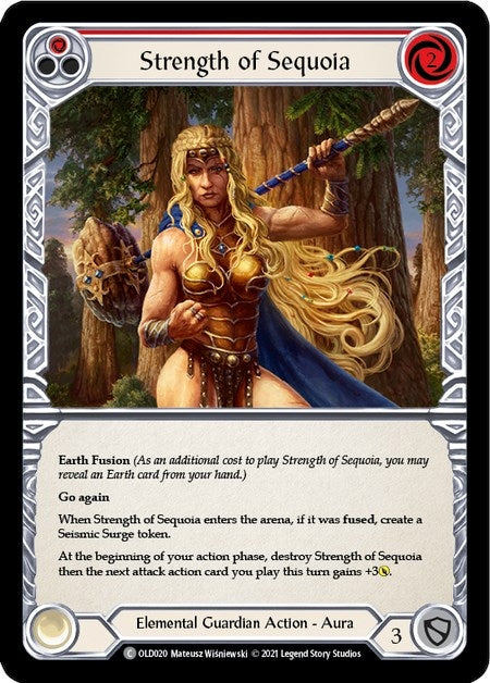 Image for Strength of Sequoia (Red) [Blitz Deck: Tales of Aria - Oldhim]