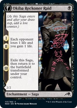 Okiba Reckoner Raid // Nezumi Road Captain [Kamigawa: Neon Dynasty]