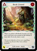 Image for Break Ground (Blue) [Blitz Deck: Tales of Aria - Oldhim]