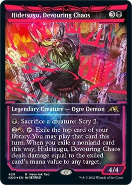 Hidetsugu Devouring Chaos Neon Red (429) [NEO]