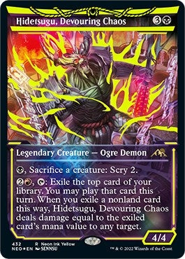 Hidetsugu Devouring Chaos Neon Yellow WPN Exclusive (432) [NEO]