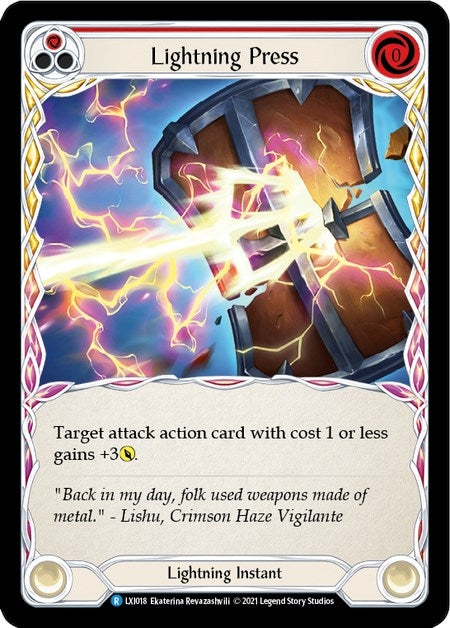 Image for Lightning Press (Red) [Blitz Deck: Tales of Aria - Lexi]