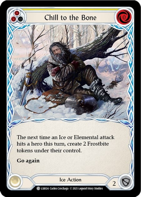 Image for Chill to the Bone (Yellow) [Blitz Deck: Tales of Aria - Lexi]