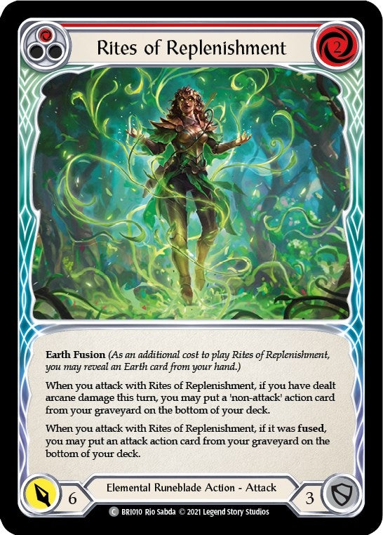 Image for Rites of Replenishment (Red) [Blitz Deck: Tales of Aria - Briar]