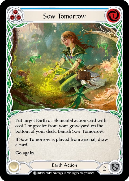 Image for Sow Tomorrow (Blue) [Blitz Deck: Tales of Aria - Briar]