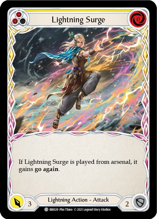 Image for Lightning Surge (Yellow) [Blitz Deck: Tales of Aria - Briar]