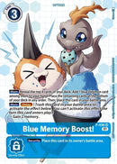 Image for Blue Memory Boost! - P-036 (Next Adventure Box Promotion Pack) [Digimon Promotion Cards]