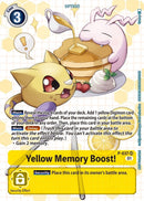 Image for Yellow Memory Boost! - P-037 (Next Adventure Box Promotion Pack) [Digimon Promotion Cards]