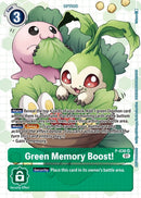 Image for Green Memory Boost! - P-038 (Next Adventure Box Promotion Pack) [Digimon Promotion Cards]