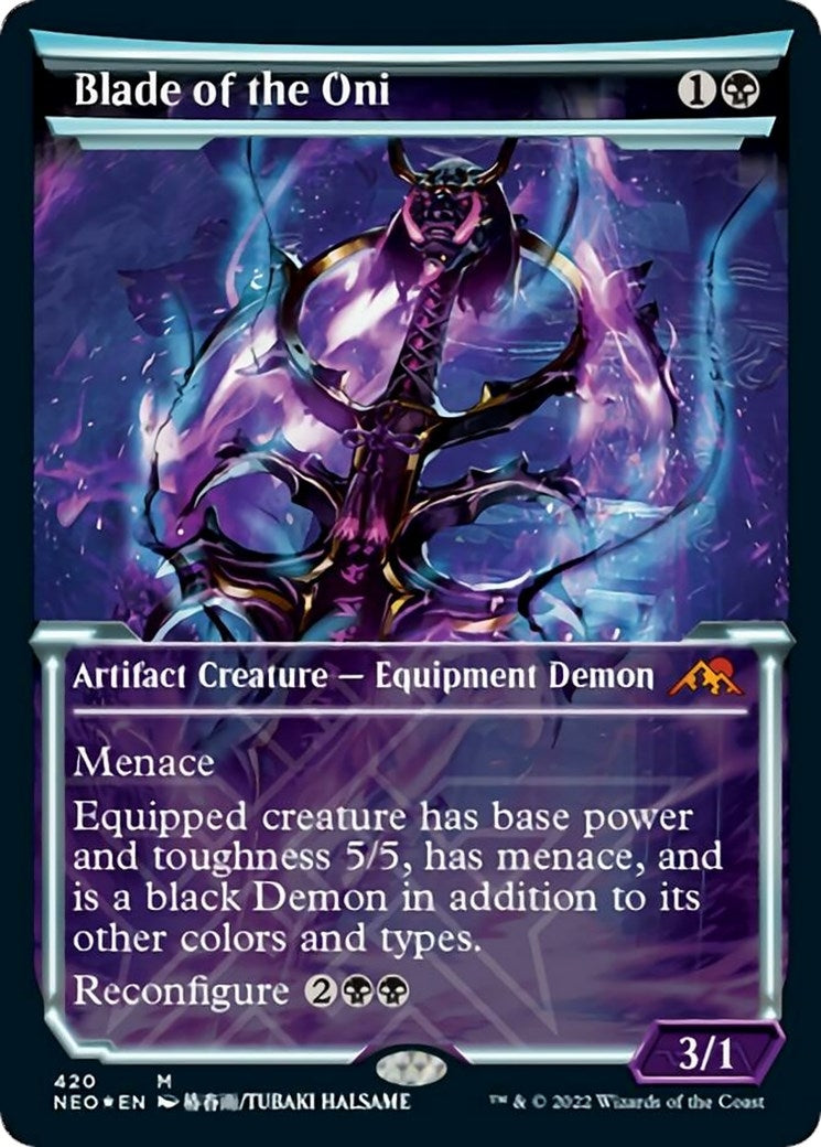 Blade of the Oni Showcase Foil Etched (420) [NEO]