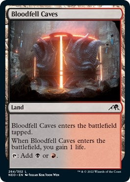 Bloodfell Caves [Kamigawa: Neon Dynasty]