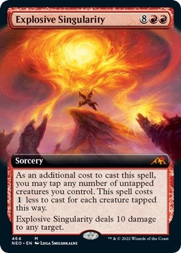 Explosive Singularity (Extended Art) [Kamigawa: Neon Dynasty]