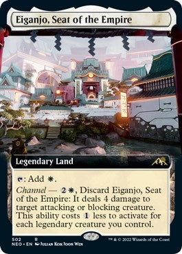 Eiganjo Seat of the Empire Extended Art (502) [NEO]