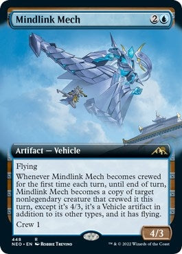 Mindlink Mech (Extended Art) [Kamigawa: Neon Dynasty]