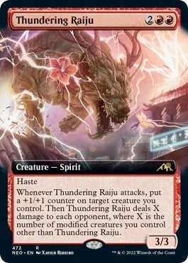 Thundering Raiju Extended Art (472) [NEO]