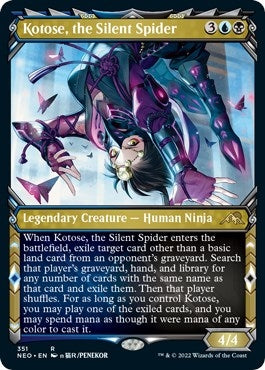 Kotose, the Silent Spider (Showcase Ninja) [Kamigawa: Neon Dynasty]