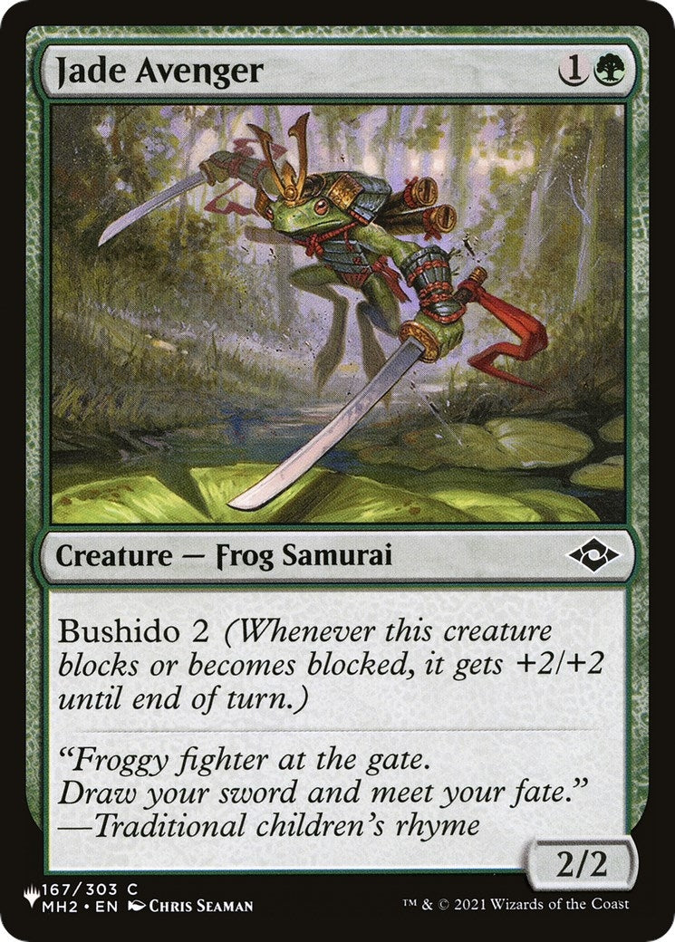 Jade Avenger (167) [LIST]