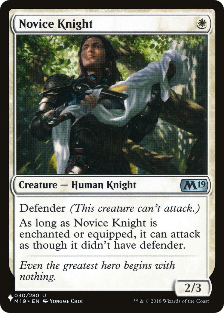 Novice Knight (30) [LIST]