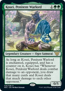 Kosei, Penitent Warlord [Kamigawa: Neon Dynasty Commander]