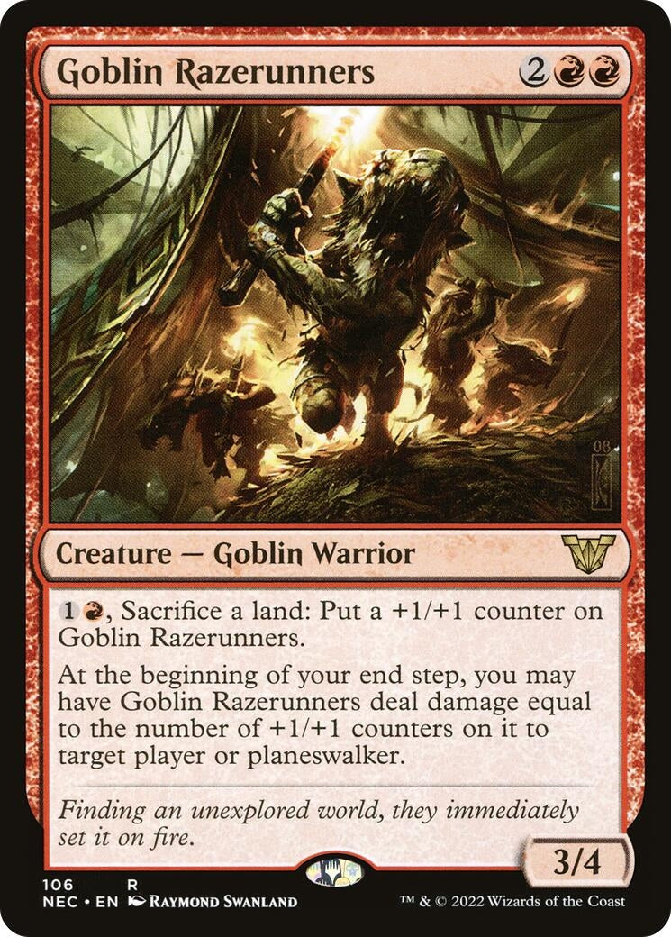 Goblin Razerunners (106) [NEC]