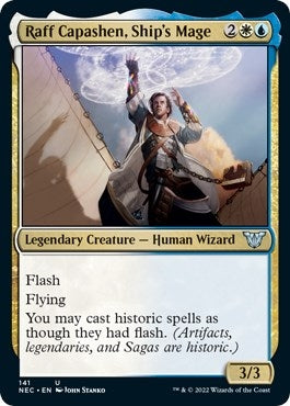 Raff Capashen, Ship's Mage [Kamigawa: Neon Dynasty Commander]