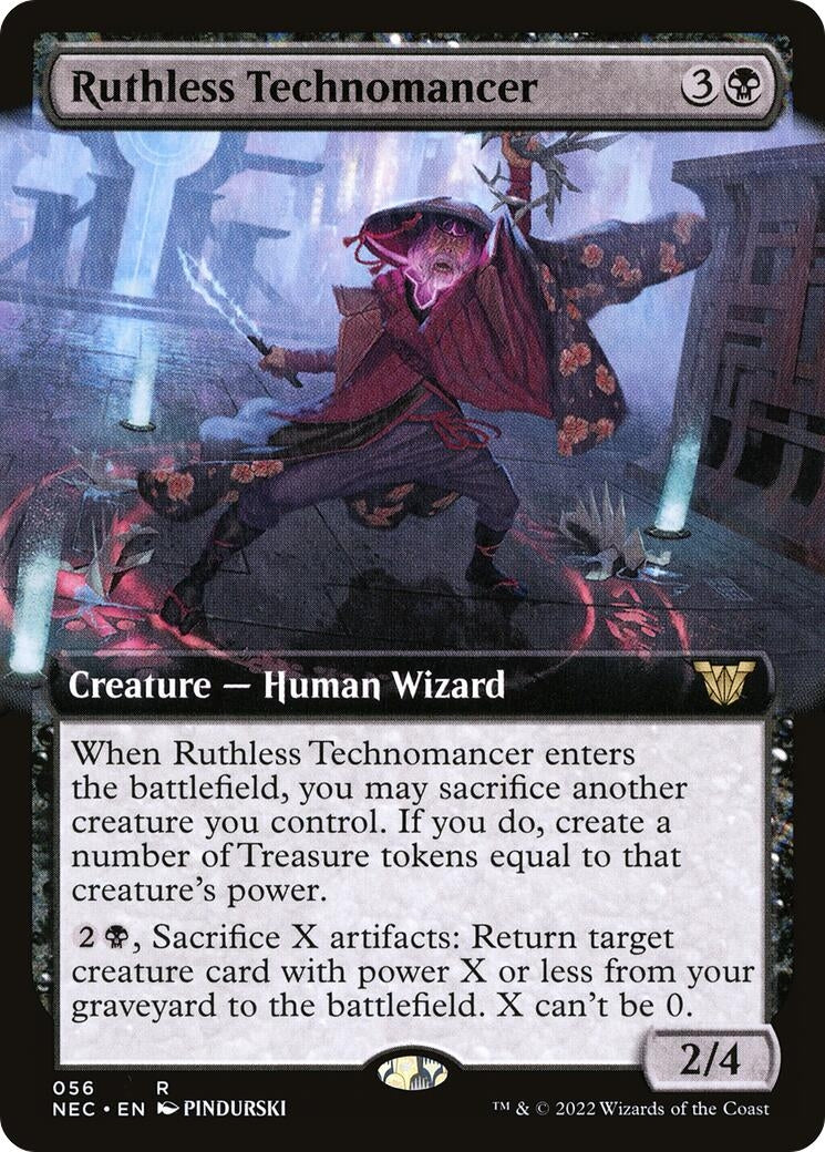 Ruthless Technomancer Extended Art (56) [NEC]