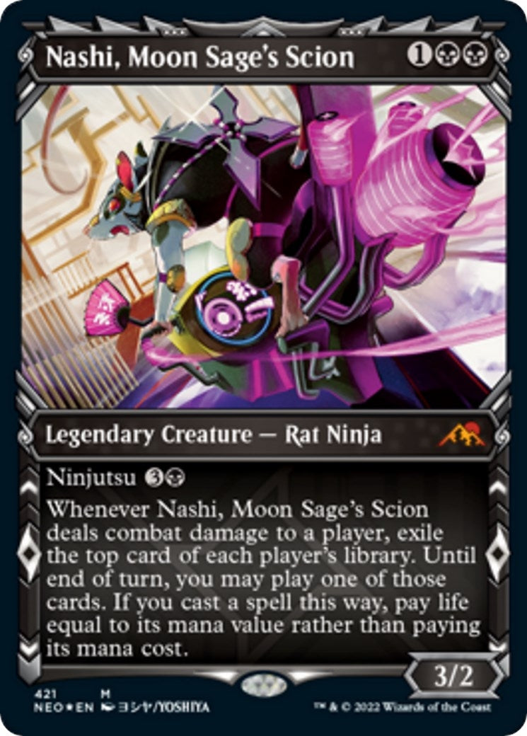 Nashi Moon Sages Scion Showcase Foil Etched (421) [NEO]