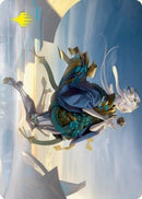 Moonfolk Puzzlemaker Art Card (Gold-Stamped Signature) [Kamigawa: Neon Dynasty Art Series]