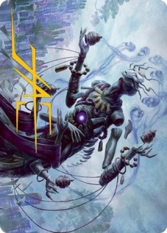 Myojin of Grim Betrayal Art Card Gold Stamped Signature (9) [ASNEO]