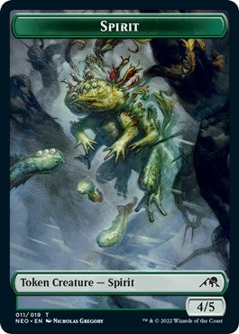Spirit Token (011) [Kamigawa: Neon Dynasty Tokens]
