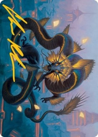 Ao the Dawn Sky Art Card 25 81 Gold Stamped Signature (25) [ASNEO]