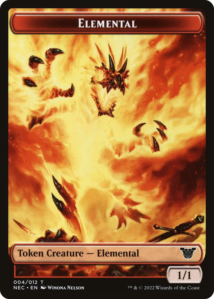Elemental Spirit 009 Double sided Token [NEC]