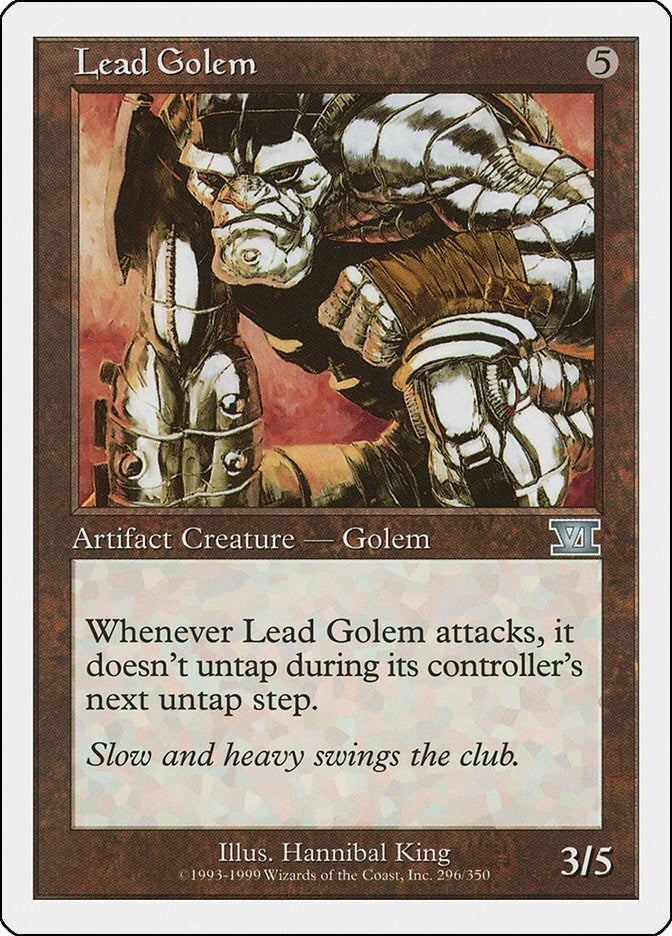 Lead Golem (296) [6ED]