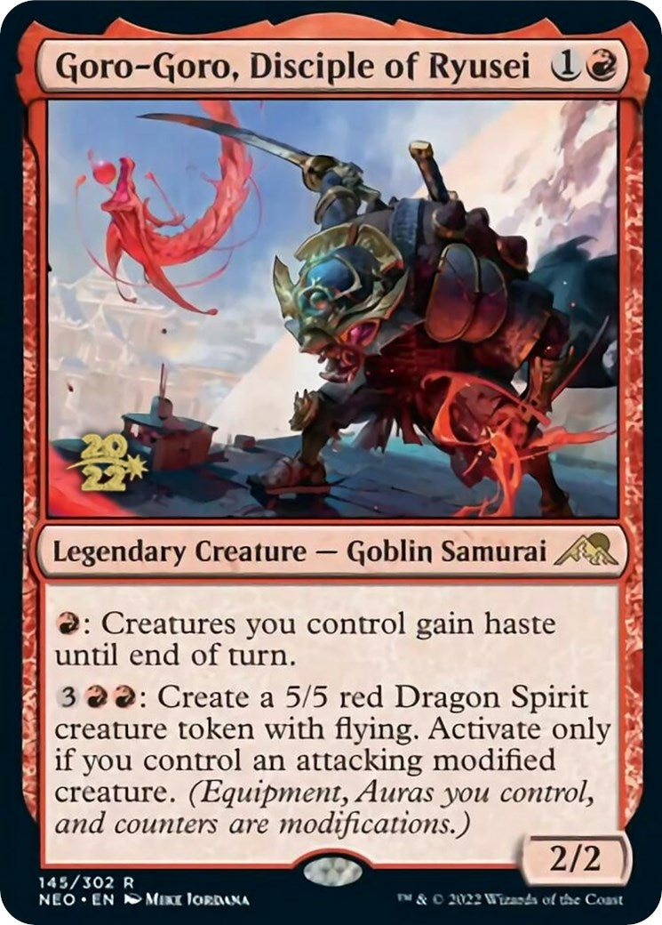 Goro-Goro, Disciple of Ryusei [Kamigawa: Neon Dynasty Prerelease Promos]