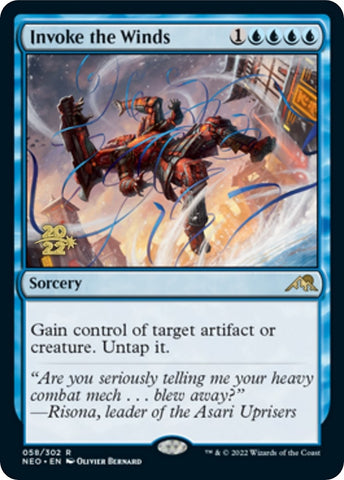 Invoke the Winds [Kamigawa: Neon Dynasty Prerelease Promos]