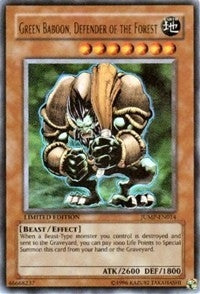 Green Baboon Defender of the Forest (JUMP-EN014) [SJMP]