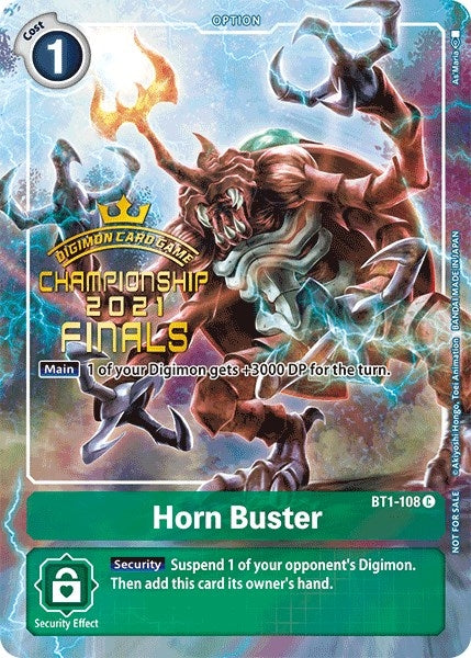 Image for Horn Buster (2021 Championship Finals Tamer's Evolution Pack) [Release Special Booster]
