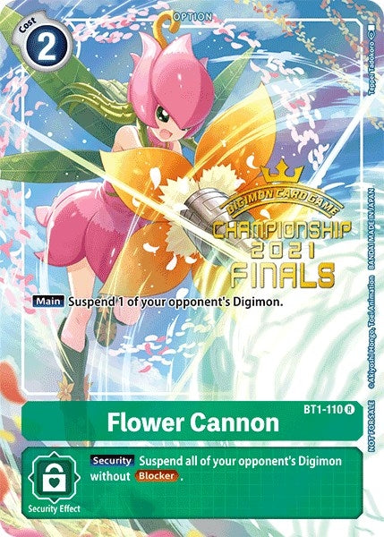 Image for Flower Cannon (2021 Championship Finals Tamer's Evolution Pack) [Release Special Booster]