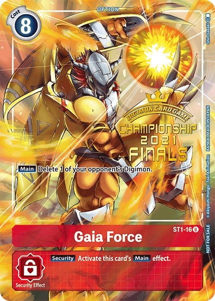 Image for Gaia Force (2021 Championship Finals Tamer's Evolution Pack) [Starter Deck 01: Gaia Red]