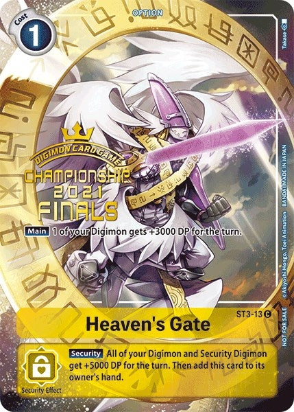 Image for Heaven's Gate (2021 Championship Finals Tamer's Evolution Pack) [Starter Deck 03: Heaven's Yellow]