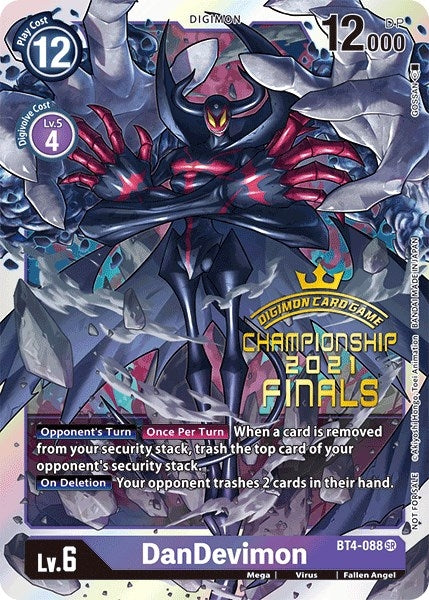 Image for DanDevimon (2021 Championship Finals Event Pack Alt-Art Gold Stamp Set) [Great Legend]